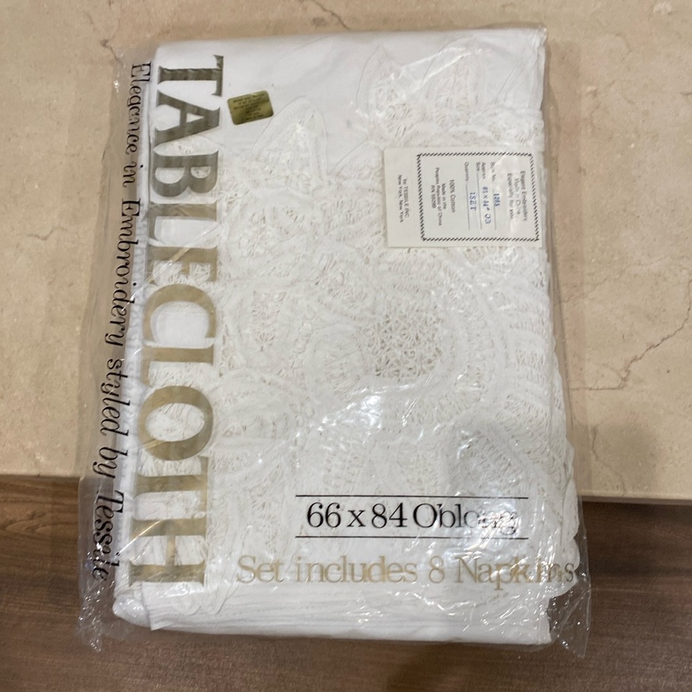 Embroidery Style Tablecloth